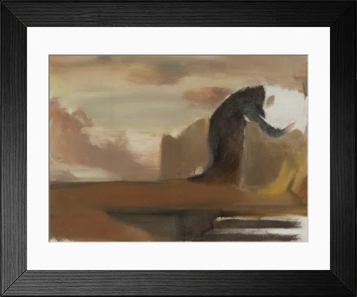 Framed Print : Mourning, 1910-1911. Creator: Einar Ilmoni Framed Print : Mourning, 1910-1911. Creator: Einar Ilmoni