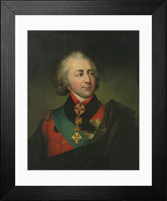 Framed Print : Portrait of Count Ivan Pavlovich Kutaysov (1759-1834), c 1800. Creator: Anonymous Framed Print : Portrait of Count Ivan Pavlovich Kutaysov (1759-1834), c 1800. Creator: Anonymous