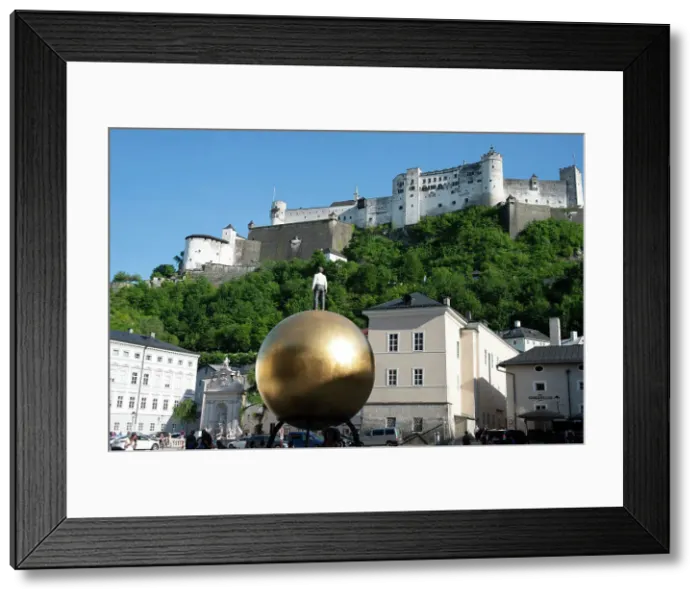 Framed Print : The Golden Ball of the Sphaera, at the base of the Festung Hohensalzburg, Salzburg, Austria, 2022. Creator: Ethel Davies Framed Print : The Golden Ball of the Sphaera, at the base of the Festung Hohensalzburg, Salzburg, Austria, 2022. Creator: Ethel Davies