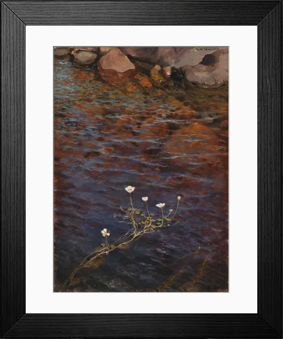 Framed Print : Pond Water Crowfoot, 1895. Creator: Eero Jarnefelt Framed Print : Pond Water Crowfoot, 1895. Creator: Eero Jarnefelt