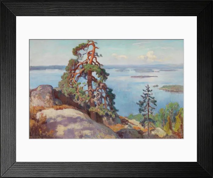Framed Print : Landscape from Koli, 1928. Creator: Eero Jarnefelt Framed Print : Landscape from Koli, 1928. Creator: Eero Jarnefelt