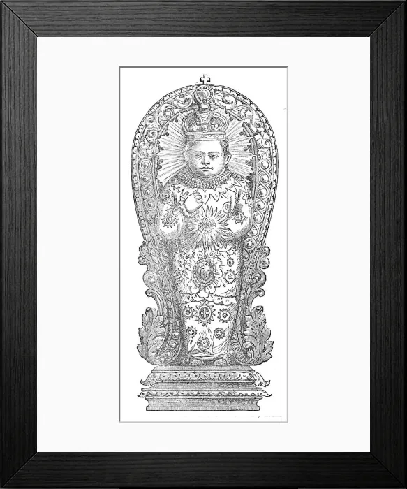 Framed Print : The Bambino of the Ara Coeli Church, Rome, 1871. Creator: Unknown Framed Print : The Bambino of the Ara Coeli Church, Rome, 1871. Creator: Unknown