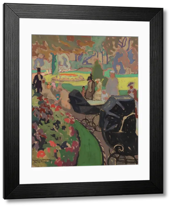 Framed Print : From Luxembourg Park, Paris, 1913. Creator: Eero Snellman Framed Print : From Luxembourg Park, Paris, 1913. Creator: Eero Snellman