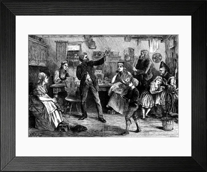 Framed Print : The Story of Sedan: Fighting his Battles o'er Again, 1871. Creator: Joseph Swain Framed Print : The Story of Sedan: Fighting his Battles o'er Again, 1871. Creator: Joseph Swain