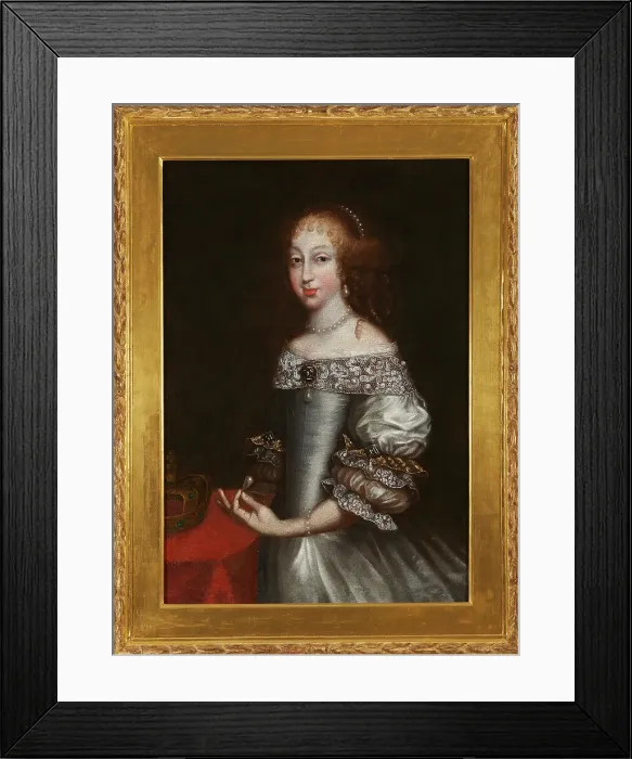 Framed Print : Eleonore Maria Josefa of Austria (1653-1697), Queen of Poland and Grand Duchess of Lithuania. Creator: Anonymous Framed Print : Eleonore Maria Josefa of Austria (1653-1697), Queen of Poland and Grand Duchess of Lithuania. Creator: Anonymous