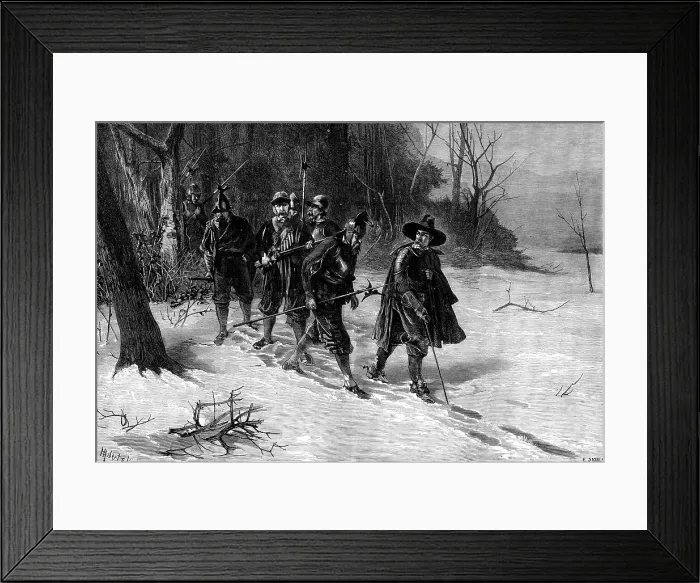 Framed Print : On the Track, by H. B. Roberts, 1871. Creator: E. Skill Framed Print : On the Track, by H. B. Roberts, 1871. Creator: E. Skill