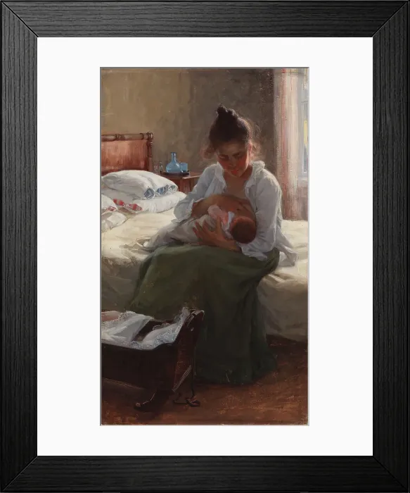 Framed Print : Mother, 1893. Creator: Elin Danielson-Gambogi Framed Print : Mother, 1893. Creator: Elin Danielson-Gambogi