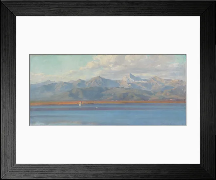 Framed Print : On Lake Massaciuccol, 1899. Creator: Elin Danielson-Gambogi Framed Print : On Lake Massaciuccol, 1899. Creator: Elin Danielson-Gambogi