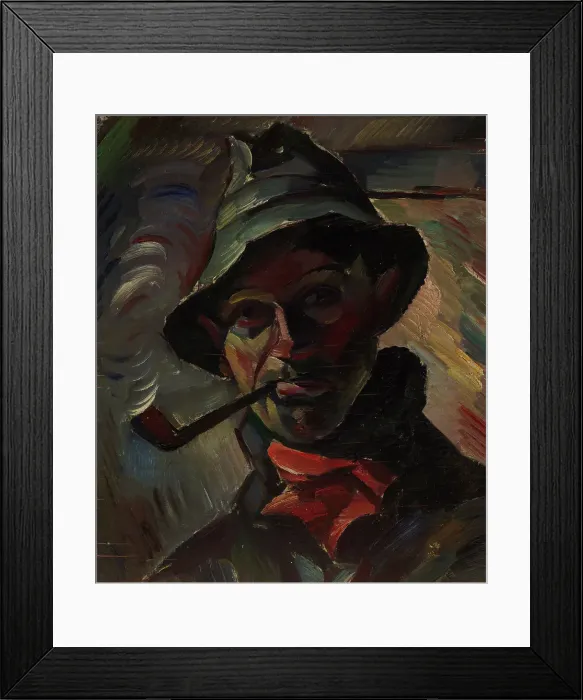 Framed Print : Self-Portrait, 1920. Creator: Ilmari Aalto Framed Print : Self-Portrait, 1920. Creator: Ilmari Aalto