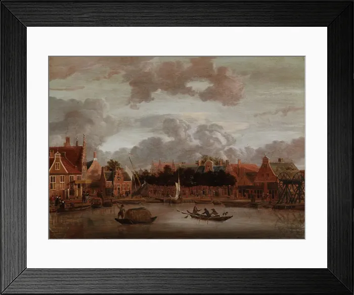 Framed Print : The Overtoom in Amsterdam, 1661-1692. Creator: Unknown Framed Print : The Overtoom in Amsterdam, 1661-1692. Creator: Unknown