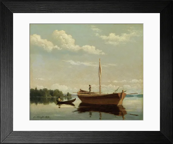 Framed Print : In the Islands off Kuopio, 1878. Creator: Ferdinand von Wright Framed Print : In the Islands off Kuopio, 1878. Creator: Ferdinand von Wright