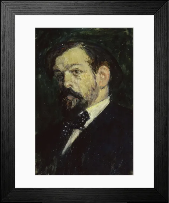 Framed Print : Portrait of the composer Claude Debussy (1862-1918), 1903. Creator: Blanche, Jacques-Émile (1861-1942) Framed Print : Portrait of the composer Claude Debussy (1862-1918), 1903. Creator: Blanche, Jacques-Émile (1861-1942)