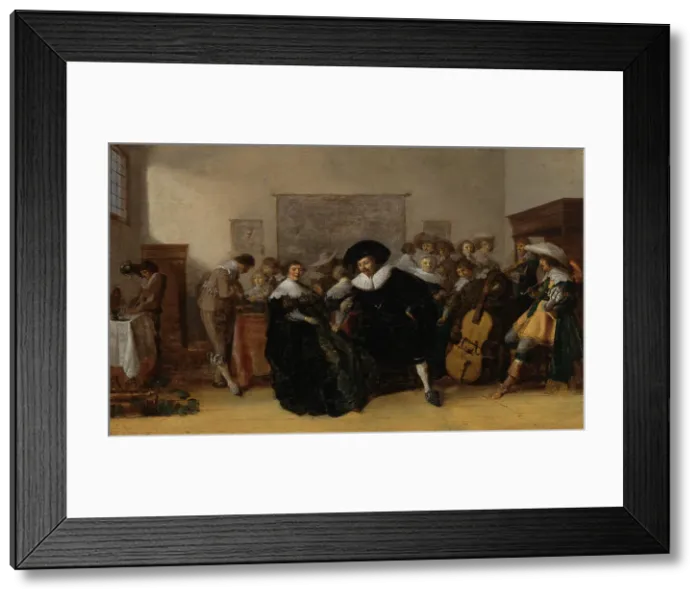 Framed Print : A Musical Company, 1632. Creator: Anthonie Palamedesz Framed Print : A Musical Company, 1632. Creator: Anthonie Palamedesz