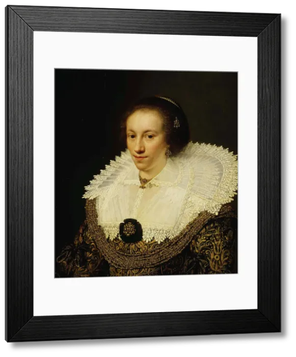 Framed Print : Maria Odilia Buys, 1628. Creator: Jan Anthonisz van Ravesteyn Framed Print : Maria Odilia Buys, 1628. Creator: Jan Anthonisz van Ravesteyn