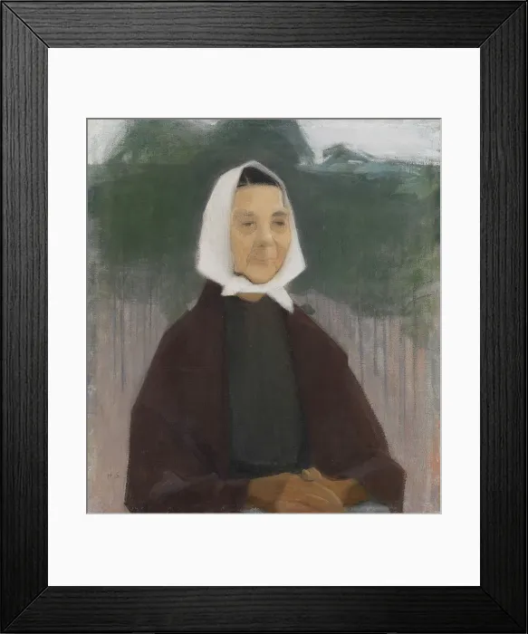 Framed Print : Granny, 1907. Creator: Helene Schjerfbeck Framed Print : Granny, 1907. Creator: Helene Schjerfbeck