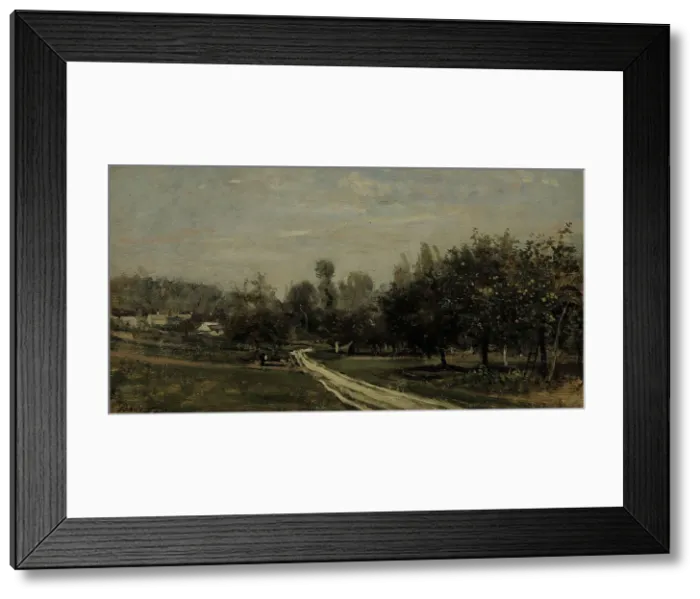 Framed Print : Butry-sur-Oise, 1840-1878. Creator: Charles Francois Daubigny Framed Print : Butry-sur-Oise, 1840-1878. Creator: Charles Francois Daubigny