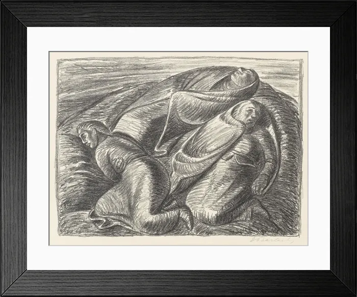 Framed Print : The Abandoned, c1930-1931. Creator: Barlach, Ernst (1870-1938) Framed Print : The Abandoned, c1930-1931. Creator: Barlach, Ernst (1870-1938)