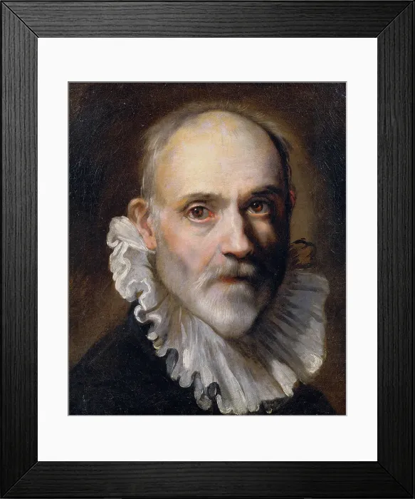 Framed Print : Self-portrait. Creator: Barocci, Federigo (1528-1612) Framed Print : Self-portrait. Creator: Barocci, Federigo (1528-1612)