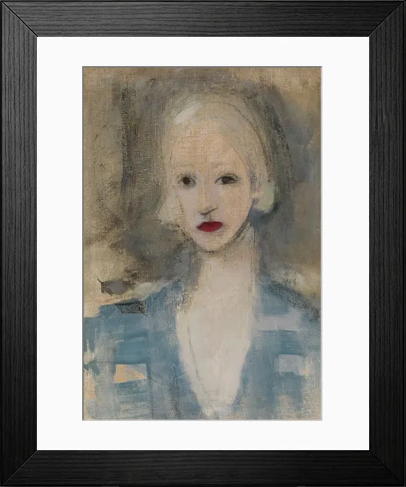Framed Print : Blond Woman, 1925. Creator: Helene Schjerfbeck Framed Print : Blond Woman, 1925. Creator: Helene Schjerfbeck