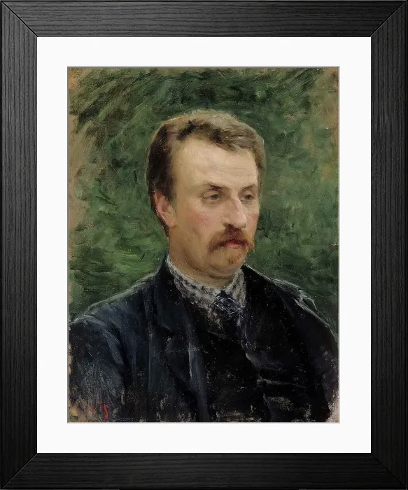 Framed Print : Portrait of Juhani Aho, 1891. Creator: Venny Soldan-Brofeldt Framed Print : Portrait of Juhani Aho, 1891. Creator: Venny Soldan-Brofeldt