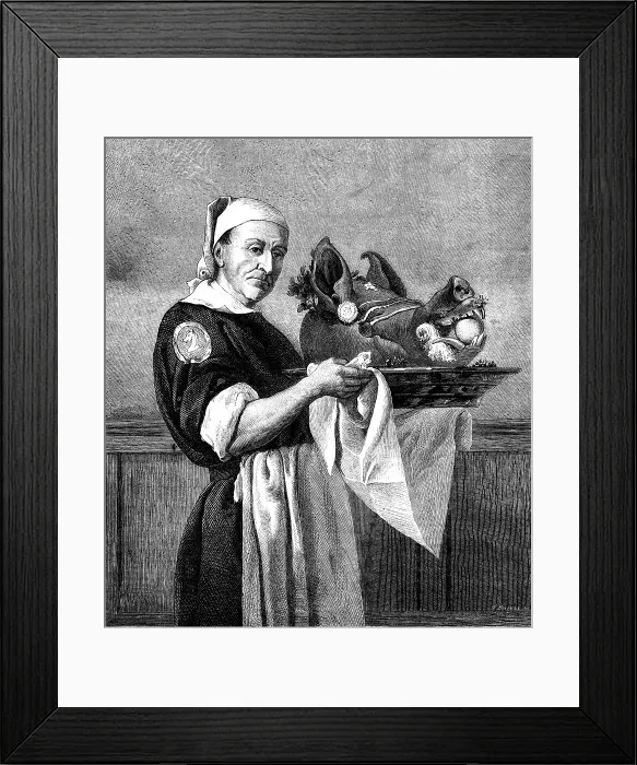 Framed Print : Bringing In The Boar's Head, by H. S. Marks, A.R.A. 1871. Creator: William Hollidge Framed Print : Bringing In The Boar's Head, by H. S. Marks, A.R.A. 1871. Creator: William Hollidge