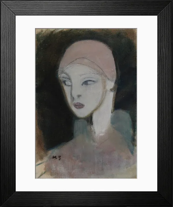 Framed Print : Girl from the Islands, 1929. Creator: Helene Schjerfbeck Framed Print : Girl from the Islands, 1929. Creator: Helene Schjerfbeck