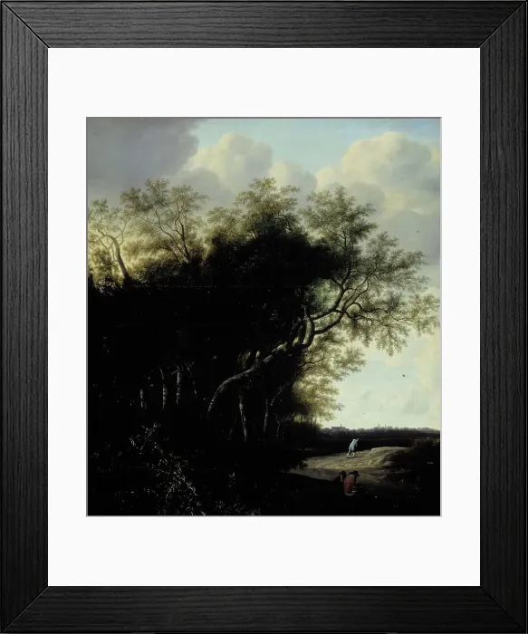 Framed Print : A Dutch landscape, c1640-1660. Creator: Jan Goedart Framed Print : A Dutch landscape, c1640-1660. Creator: Jan Goedart