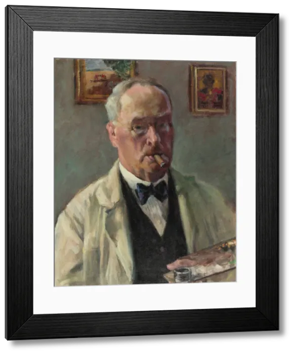 Framed Print : Self-Portrait, 1934. Creator: Hugo Backmansson Framed Print : Self-Portrait, 1934. Creator: Hugo Backmansson