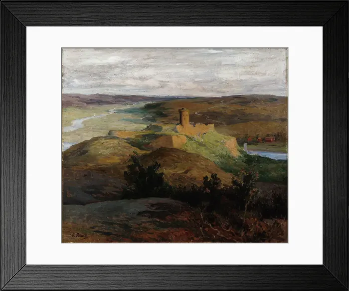 Framed Print : The ruins of Bohus Castle, 1894-1895. Creator: Georg Pauli Framed Print : The ruins of Bohus Castle, 1894-1895. Creator: Georg Pauli