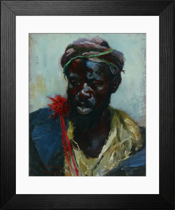 Framed Print : The Man from Marrakech, 1909. Creator: Hugo Backmansson Framed Print : The Man from Marrakech, 1909. Creator: Hugo Backmansson