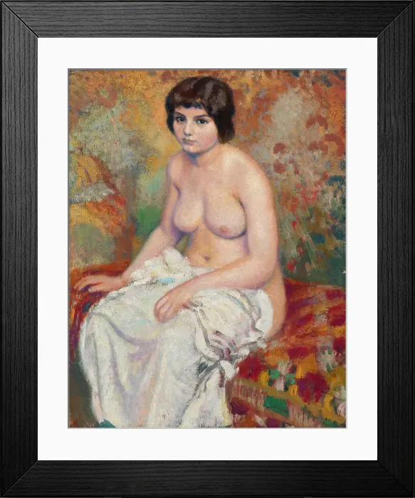 Framed Print : Female Nude. Creator: Georges Lemmen Framed Print : Female Nude. Creator: Georges Lemmen