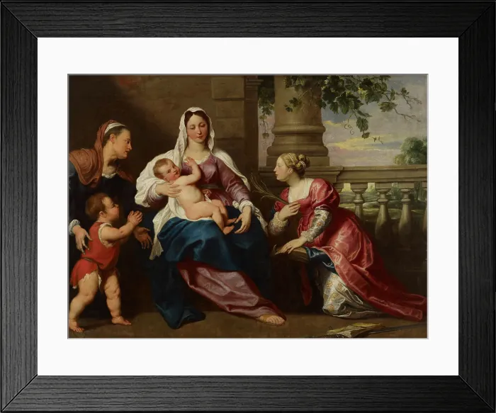 Framed Print : Sacra Conversazione, 1611-1651. Creator: Gerard Seghers Framed Print : Sacra Conversazione, 1611-1651. Creator: Gerard Seghers