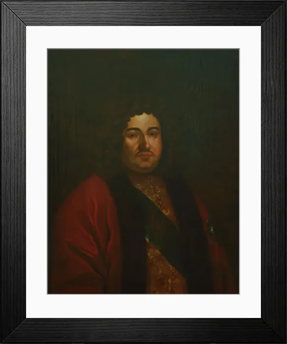 Framed Print : Portrait of Count Feodor Alekseyevich Golovin (1650-1706), Second Half of the 18th cen. Creator: Anonymous Framed Print : Portrait of Count Feodor Alekseyevich Golovin (1650-1706), Second Half of the 18th cen. Creator: Anonymous