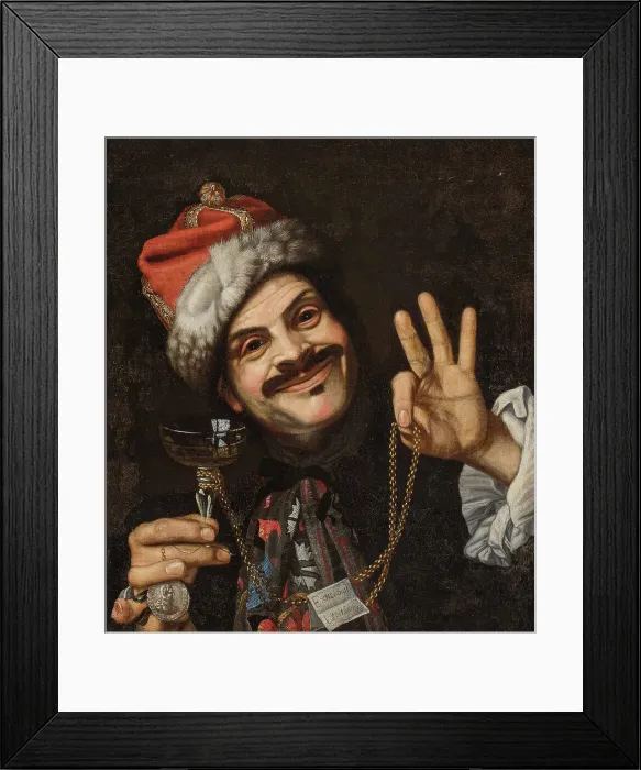 Framed Print : Self-portrait, 1665. Creator: Bellotti, Pietro (1625-1700) Framed Print : Self-portrait, 1665. Creator: Bellotti, Pietro (1625-1700)