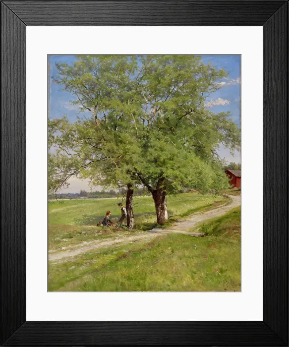 Framed Print : Willows, 1897. Creator: Hjalmar Munsterhjelm Framed Print : Willows, 1897. Creator: Hjalmar Munsterhjelm