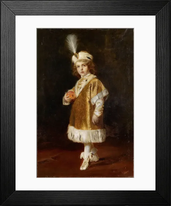 Framed Print : Portrait of Crown Prince Otto (1912-2011), as four-year-old heir to the throne in Hungarian... 1917 Creator: Benczúr, Gyula (1844-1920) Framed Print : Portrait of Crown Prince Otto (1912-2011), as four-year-old heir to the throne in Hungarian... 1917 Creator: Benczúr, Gyula (1844-1920)