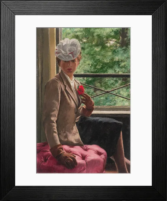 Framed Print : Portrait of Sylvie Boutet de Monvel, 1941. Creator: Boutet de Monvel, Maurice (1851-1913) Framed Print : Portrait of Sylvie Boutet de Monvel, 1941. Creator: Boutet de Monvel, Maurice (1851-1913)