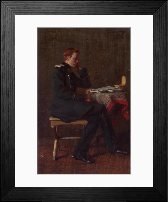 Framed Print : Portrait of Andrei Igelström, 1882. Creator: Kirill Lemokh Framed Print : Portrait of Andrei Igelström, 1882. Creator: Kirill Lemokh