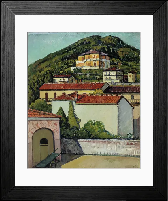 Framed Print : Landscape from Liguria, 1932. Creator: Pietro Marussig Framed Print : Landscape from Liguria, 1932. Creator: Pietro Marussig