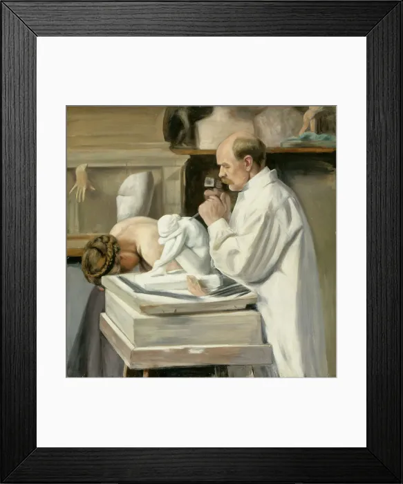 Framed Print : Portrait of Viktor Malmberg, c1900. Creator: Hugo Simberg Framed Print : Portrait of Viktor Malmberg, c1900. Creator: Hugo Simberg