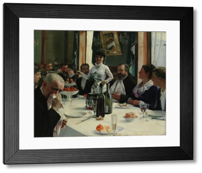 Framed Print : The Bride's Song, 1881. Creator: Gunnar Berndtson Framed Print : The Bride's Song, 1881. Creator: Gunnar Berndtson