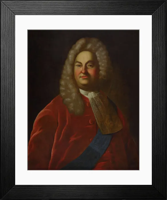Framed Print : Portrait of Baron Peter Pavlovich Shafirov (1669-1739), Second Half of the 18th cen. Creator: Anonymous Framed Print : Portrait of Baron Peter Pavlovich Shafirov (1669-1739), Second Half of the 18th cen. Creator: Anonymous
