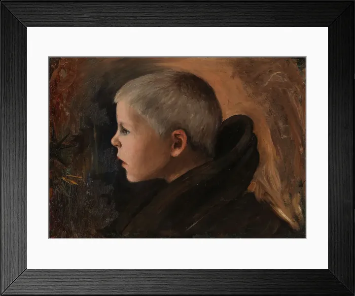 Framed Print : Boy from Sakkijarvi, 1897. Creator: Hugo Simberg Framed Print : Boy from Sakkijarvi, 1897. Creator: Hugo Simberg