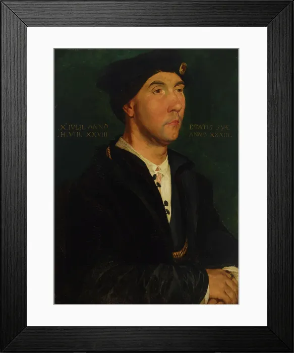 Framed Print : Sir Richard Southwell, copy after Hans Holbein the Younger, 1886. Creator: Helene Schjerfbeck Framed Print : Sir Richard Southwell, copy after Hans Holbein the Younger, 1886. Creator: Helene Schjerfbeck
