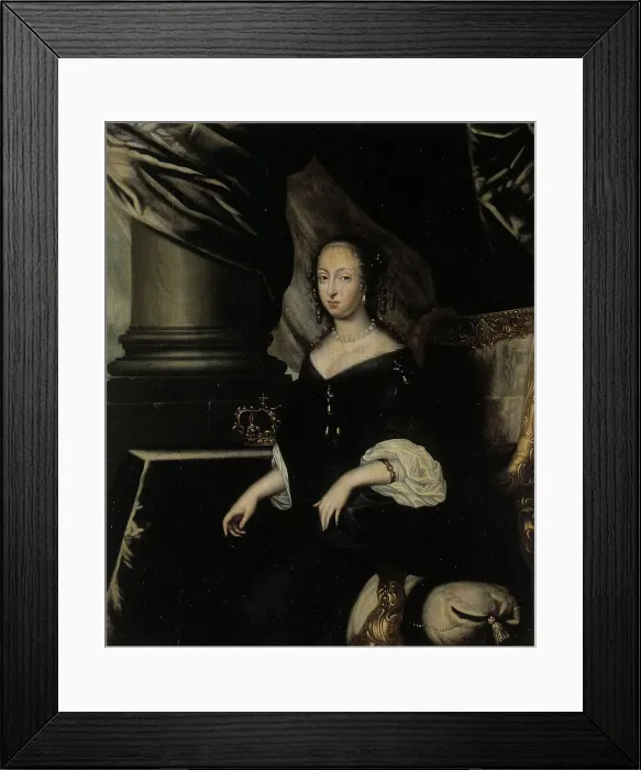 Framed Print : Queen Hedvig Eleonora, 1650-1680. Creator: Toussaint Gelton Framed Print : Queen Hedvig Eleonora, 1650-1680. Creator: Toussaint Gelton