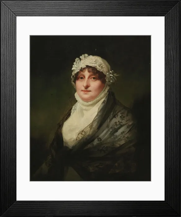 Framed Print : Portrait of Mrs. White, c1800. Creator: Henry Raeburn Framed Print : Portrait of Mrs. White, c1800. Creator: Henry Raeburn