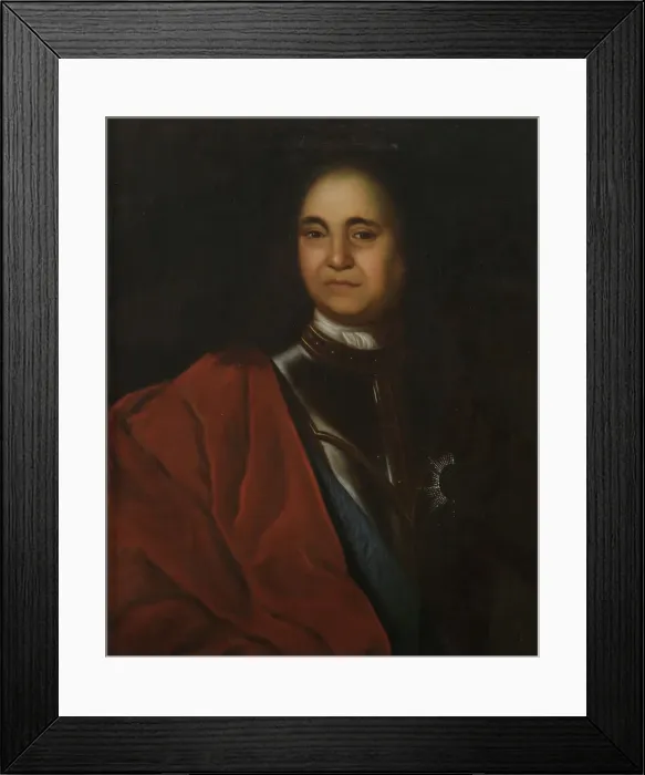 Framed Print : Portrait of Count Fyodor Matveyevich Apraksin (1661-1728), Second Half of the 18th cen. Creator: Anonymous Framed Print : Portrait of Count Fyodor Matveyevich Apraksin (1661-1728), Second Half of the 18th cen. Creator: Anonymous