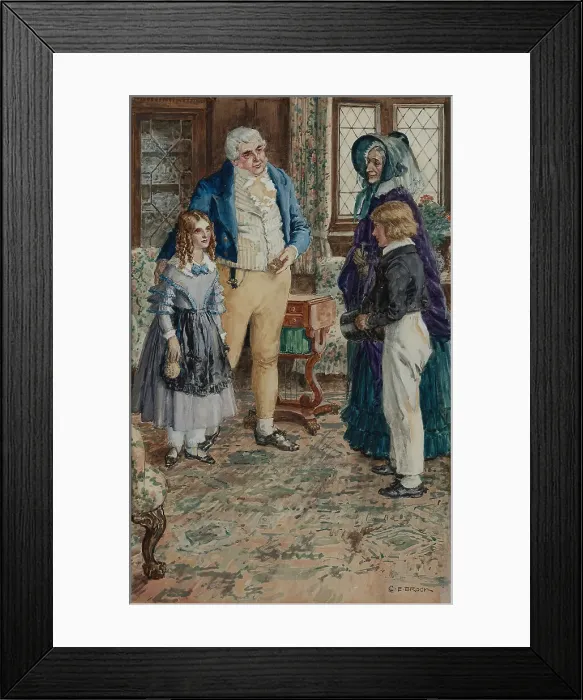 Framed Print : Illustration for Great Expectations by Charles Dickens. Creator: Brock, Charles Edmund (1870-1938) Framed Print : Illustration for Great Expectations by Charles Dickens. Creator: Brock, Charles Edmund (1870-1938)