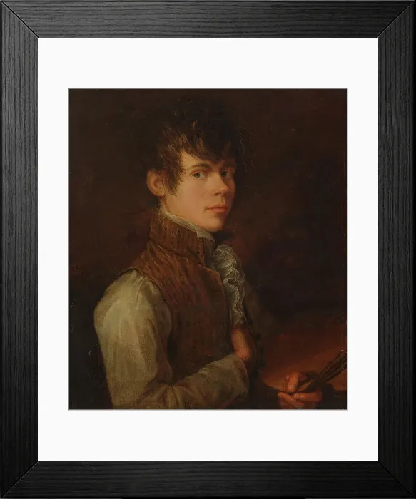 Framed Print : Self-Portrait, 1805. Creator: Alexander Lauréus Framed Print : Self-Portrait, 1805. Creator: Alexander Lauréus