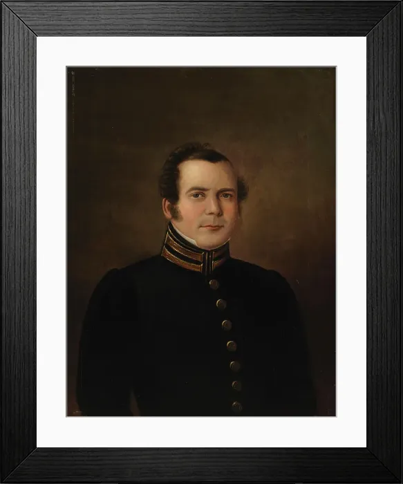Framed Print : Albert Johan Lignell, landowner and judge, 1827. Creator: Gustaf Wilhelm Finnberg Framed Print : Albert Johan Lignell, landowner and judge, 1827. Creator: Gustaf Wilhelm Finnberg